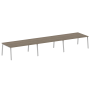 Стол для переговоров (3 столешницы) на А-образном м/к Metal System Style БА.ПРГ-3.5 5400x1235x750